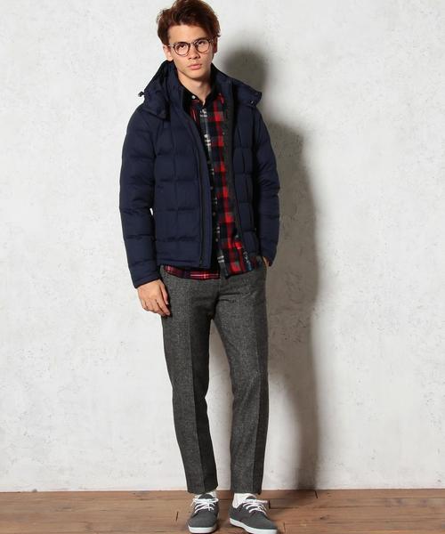 green label relaxing（グリーンレーベルリラクシング）の「□H/SPUN SLIM NOP パンツ◆（スラックス・メンズ・ネイビー/ダークグリーン/ダークグレー・LARGE/SMALL/X-LARGE/X-SMALL/XX-LARGE/MEDIUM）」の7枚目の写真