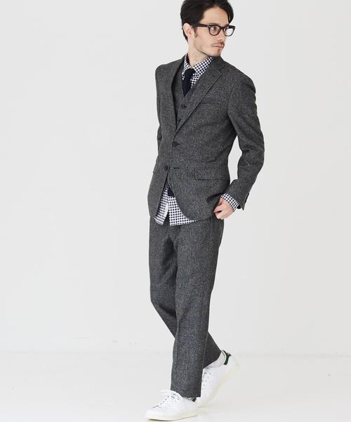 green label relaxing（グリーンレーベルリラクシング）の「□H/SPUN SLIM NOP パンツ◆（スラックス・メンズ・ネイビー/ダークグリーン/ダークグレー・LARGE/SMALL/X-LARGE/X-SMALL/XX-LARGE/MEDIUM）」の11枚目の写真