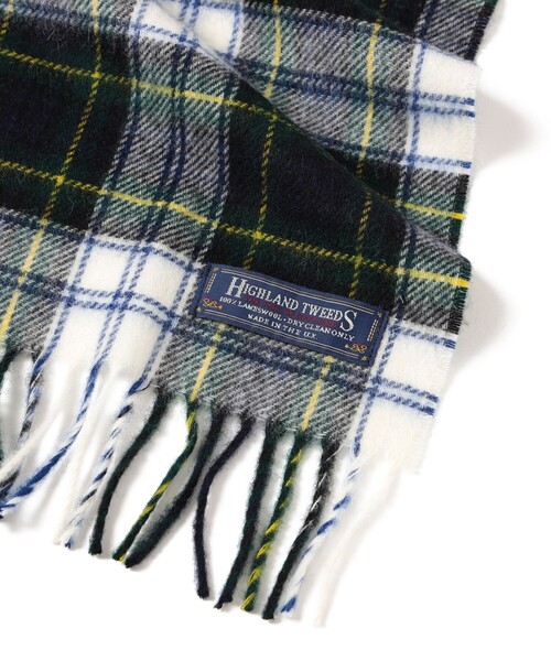 BEAMS BOY（ビームスボーイ）の「HIGHLAND TWEEDS / チェック ストール 小（ストール/ショール・レディース・ホワイト系その他/サックスブルー系/レッド系その他/ホワイト系その他2/グレー/ネイビー系/ピンク系その他・FREE）」の13枚目の写真