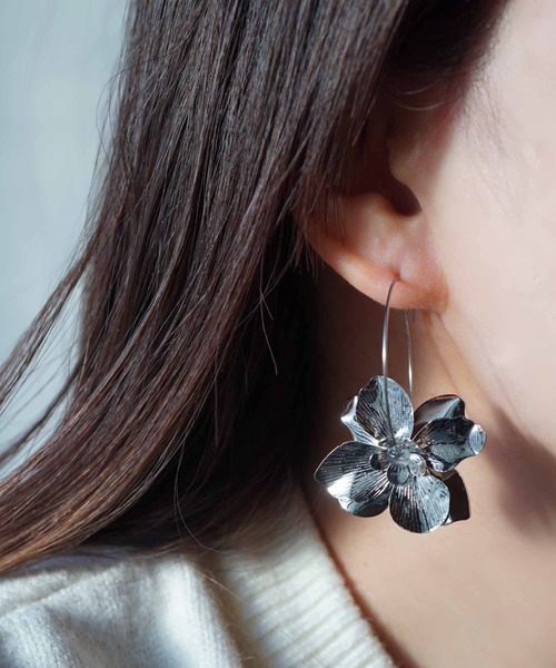 Tiffany フラワーフープピアス　希少 FREAK'S STORE/フラワーフープピアス【限定展開】｜Daytona Park