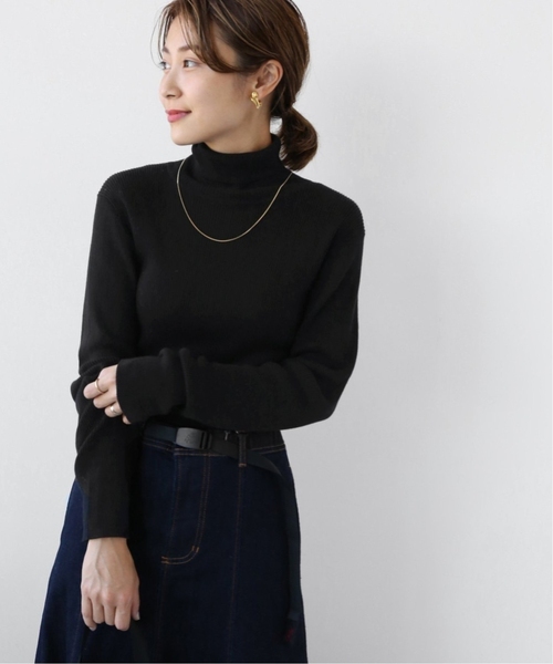 JOURNAL STANDARD relume(ジャーナルスタンダード レリューム)の「《追加2》スイスオーガニックコットンタートルネックプルオーバー(ニット/セーター・レディース・ホワイト/ブラック/グリーン/ブルー/イエロー系その他/イエロー・FREE)」の18枚目の写真