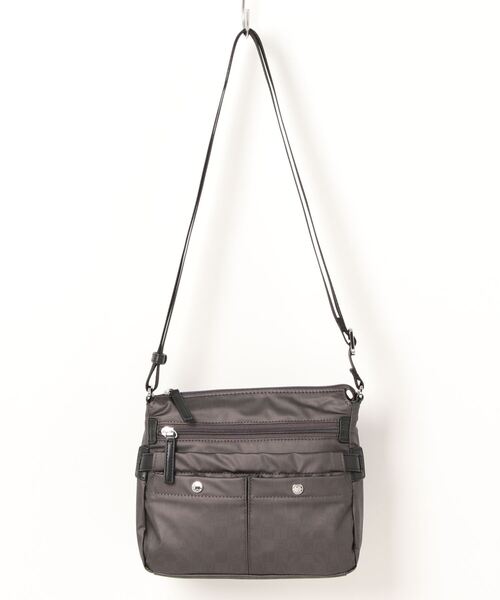 【セール】モノグラム スクエアナイロンショルダー SSサイズ（ショルダーバッグ）｜LA BAGAGERIE（ラバガジェリー）