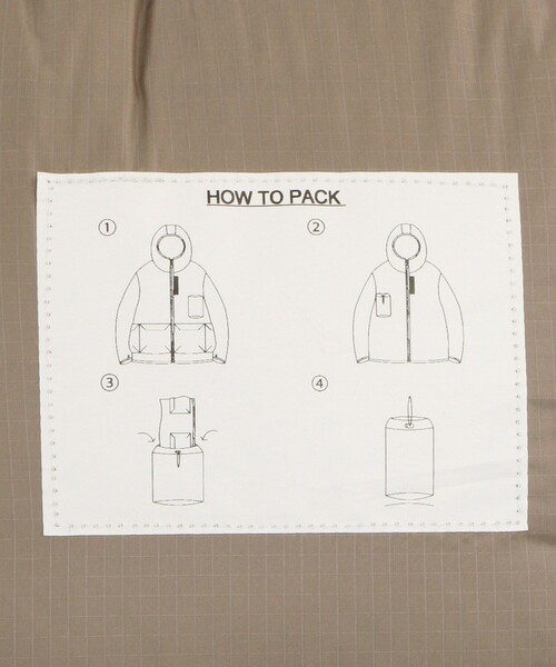 CMF OUTDOOR GARMENT（シーエムエフアウトドアガーメント）の「COMFY OUTDOOR GARMENT/コンフィアウトドアガーメント PUFF HOODIE DOWN/パフ フーディ ダウン（ダウンジャケット/コート・メンズ・ベージュ/ブラック・X-LARGE/LARGE/MEDIUM）」の13枚目の写真