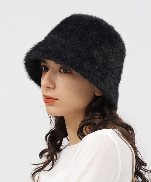 LAKOLE(ラコレ)の「シャギーベルハット / 981479(ハット・レディース・ライトグレー/オフホワイト/ブラウン/ブラック・FREE)」の7枚目の写真