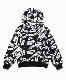 NIKE（ナイキ）の「NIKE/ナイキ NKB B NSW CLUB AOP PO パーカー（パーカー・キッズ）」