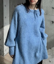 モヘア2WAYトップス