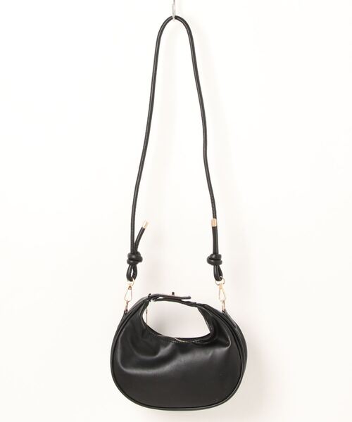 KOBE LETTUCE（コウベレタス）の「ハーフムーンバッグ（ハンドバッグ・レディース・ブラウン/ブラック・FREE）」の9枚目の写真