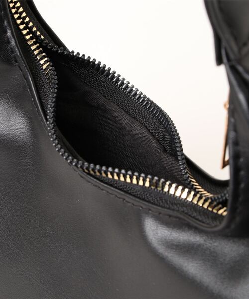 KOBE LETTUCE（コウベレタス）の「ハーフムーンバッグ（ハンドバッグ・レディース・ブラウン/ブラック・FREE）」の11枚目の写真