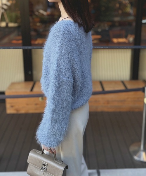 2024AW snidel ウールシャギーショートダッフル 0サイズ 2024AW snidel ウールシャギーショートダッフル 0サイズ