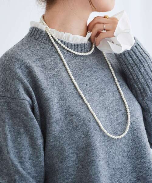 le.coeur blanc（ルクールブラン）の「2setパールネックレス（ネックレス・レディース・ホワイト・FREE）」の2枚目の写真