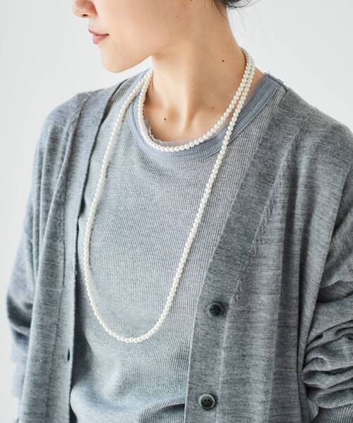 le.coeur blanc（ルクールブラン）の「2setパールネックレス（ネックレス・レディース・ホワイト・FREE）」の3枚目の写真