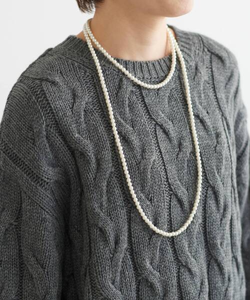 le.coeur blanc（ルクールブラン）の「2setパールネックレス（ネックレス・レディース・ホワイト・FREE）」の5枚目の写真