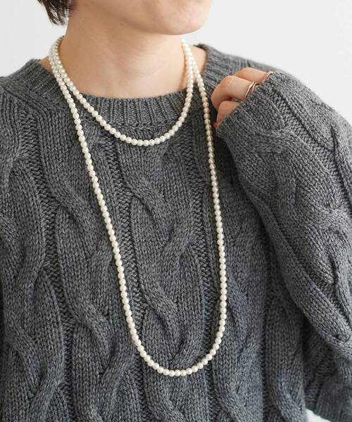 le.coeur blanc（ルクールブラン）の「2setパールネックレス（ネックレス・レディース・ホワイト・FREE）」の6枚目の写真