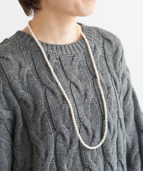 le.coeur blanc（ルクールブラン）の「2setパールネックレス（ネックレス・レディース・ホワイト・FREE）」の8枚目の写真