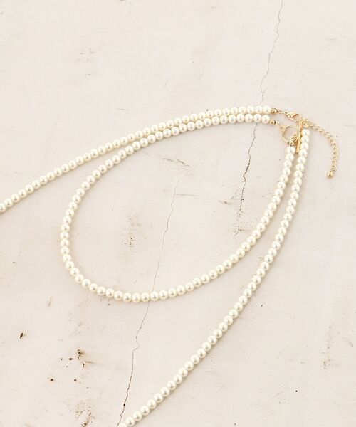 le.coeur blanc（ルクールブラン）の「2setパールネックレス（ネックレス・レディース・ホワイト・FREE）」の11枚目の写真