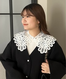 prose verse | ラウンドラインレースつけ襟(付け襟)