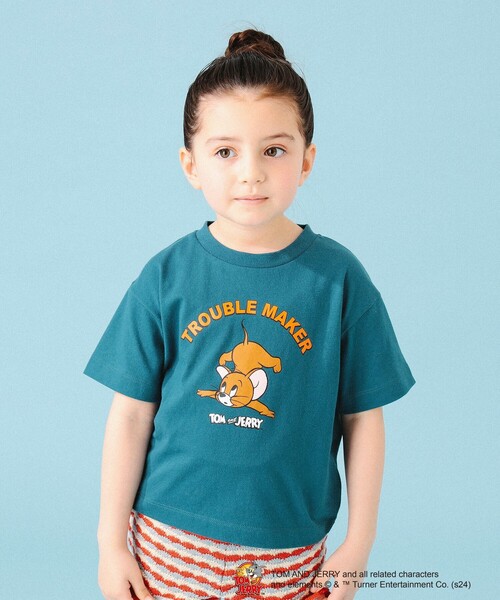 B:MING by BEAMS（ビーミングバイビームス）の「B:MING by BEAMS / トムとジェリー プリントTシャツ （80～140cm）（Tシャツ/カットソー・キッズ・ホワイト系その他5/ホワイト/ベージュ/ブルー・100/80/90/140/130/120/110）」の4枚目の写真