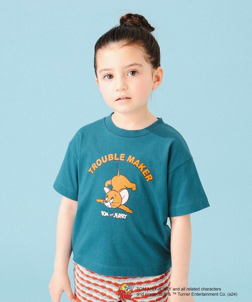 B:MING by BEAMS（ビーミングバイビームス）の「B:MING by BEAMS / トムとジェリー プリントTシャツ （80～140cm）（Tシャツ/カットソー・キッズ・ホワイト系その他5/ホワイト/ベージュ/ブルー・100/80/90/140/130/120/110）」の8枚目の写真