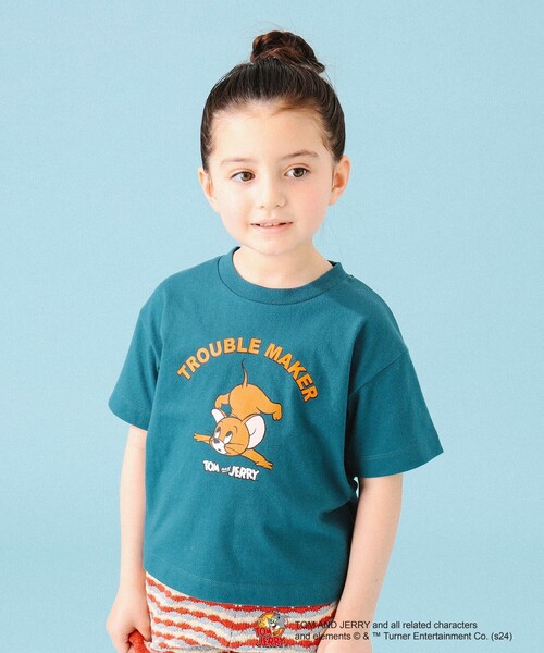 B:MING by BEAMS（ビーミングバイビームス）の「B:MING by BEAMS / トムとジェリー プリントTシャツ （80～140cm）（Tシャツ/カットソー・キッズ・ホワイト系その他5/ホワイト/ベージュ/ブルー・100/80/90/140/130/120/110）」の9枚目の写真