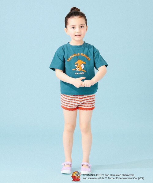 B:MING by BEAMS（ビーミングバイビームス）の「B:MING by BEAMS / トムとジェリー プリントTシャツ （80～140cm）（Tシャツ/カットソー・キッズ・ホワイト系その他5/ホワイト/ベージュ/ブルー・100/80/90/140/130/120/110）」の16枚目の写真