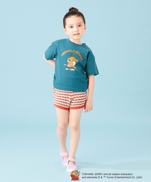 B:MING by BEAMS（ビーミングバイビームス）の「B:MING by BEAMS / トムとジェリー プリントTシャツ （80～140cm）（Tシャツ/カットソー・キッズ・ホワイト系その他5/ホワイト/ベージュ/ブルー・100/80/90/140/130/120/110）」の19枚目の写真