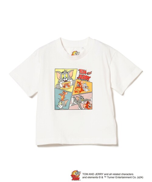 B:MING by BEAMS（ビーミングバイビームス）の「B:MING by BEAMS / トムとジェリー プリントTシャツ （80～140cm）（Tシャツ/カットソー・キッズ・ホワイト系その他5/ホワイト/ベージュ/ブルー・100/80/90/140/130/120/110）」の21枚目の写真