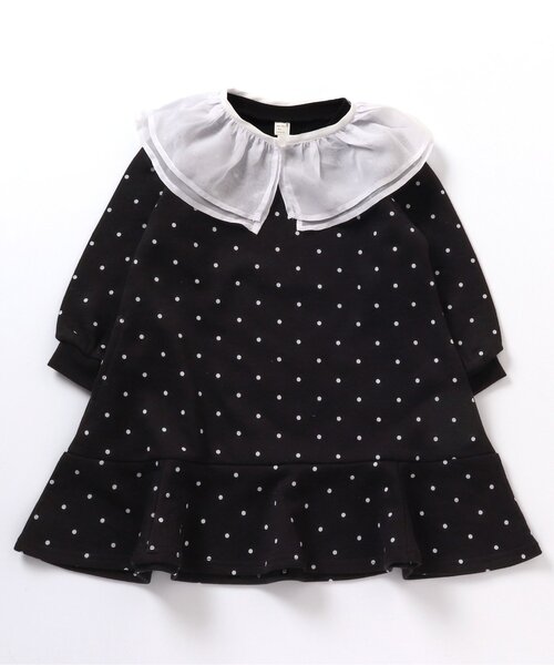 apres les cours（アプレレクール）の「【WEB限定・3WAY】襟付きワンピース（ワンピース・キッズ・ドット/グレー/その他2・130/140/100/90/80/110/120）」の15枚目の写真