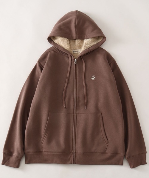 ビバリーヒルズポロクラブ インフード付き 内側フリース ブルゾン 新品 はっ水・中綿ジャケット(ビバリーヒルズ・ポロクラブ) - ファッション