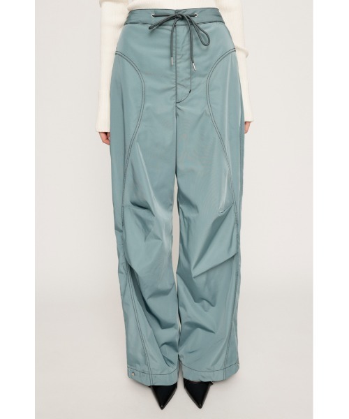 SLY（スライ）の「CURVE STITCH JOGGER PT カーヴ ステッチ ジョガー パンツ（カーゴパンツ・レディース・ブラック/ターコイズブルー・2/1）」の13枚目の写真