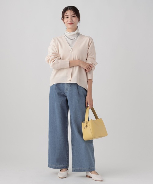 Elura 大人ワイドデニム　ブラック　M Elura（エルーラ）の「大人ワイドデニム（デニムパンツ）」 - WEAR