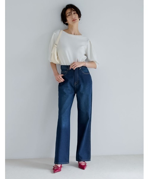 Re:EDIT（リエディ）の「[神山まりあさん着用][2024SS COLLECTION]2WAYハーフムーンハンドバッグ（ハンドバッグ・レディース・ホワイト/ブラック/ブルー/キャメル/シルバー・FREE）」の14枚目の写真