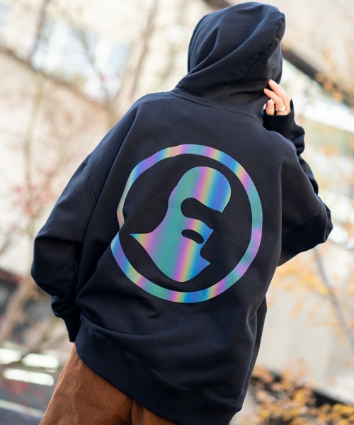 【brknhome/ブロークンホーム】 ビッグロゴバックプリントパーカー（パーカー）｜brknhome（ブロークンホーム）