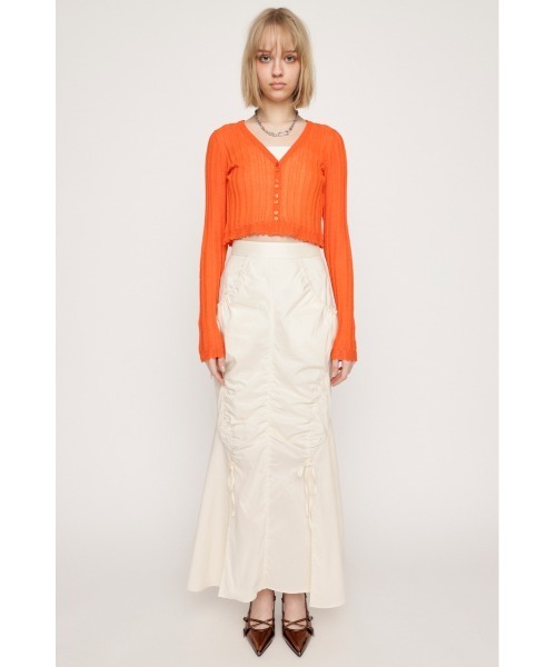 【セール】SHIRRING STRING M/SK シャーリング ストリング ミディ スカート（スカート）｜SLY（スライ）