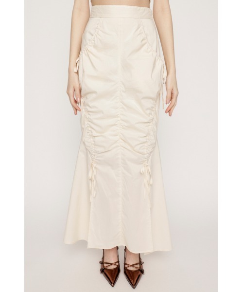 【セール】SHIRRING STRING M/SK シャーリング ストリング ミディ スカート（スカート）｜SLY（スライ）