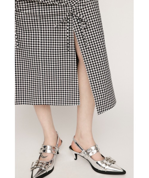 【セール】SHIRRING STRING M/SK シャーリング ストリング ミディ スカート（スカート）｜SLY（スライ）