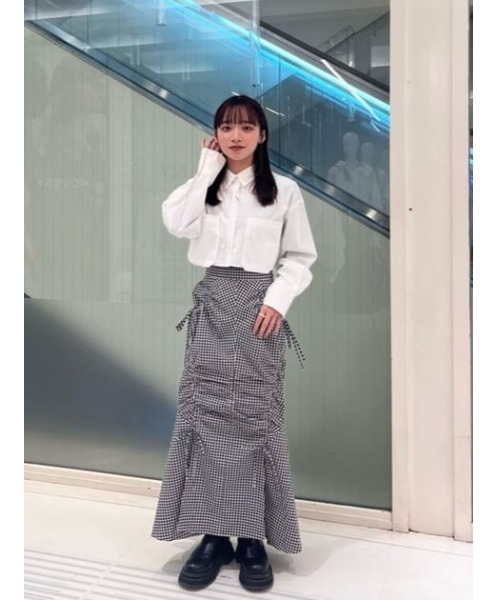 SLY(スライ)の「SHIRRING STRING M/SK シャーリング SLY(スライ)の「SHIRRING STRING M/SK シャーリング