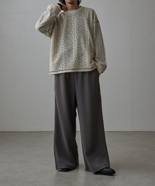 Lui's（ルイス）の「ポンチパイピングパンツ（その他パンツ・メンズ・チャコールグレー/ブラック・S/M）」の8枚目の写真