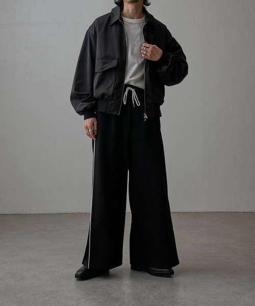 Lui's（ルイス）の「ポンチパイピングパンツ（その他パンツ・メンズ・チャコールグレー/ブラック・S/M）」の13枚目の写真