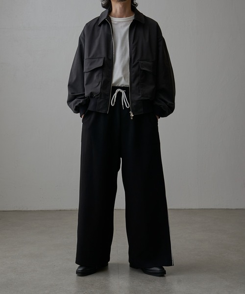 Lui's（ルイス）の「ポンチパイピングパンツ（その他パンツ・メンズ・チャコールグレー/ブラック・S/M）」の14枚目の写真