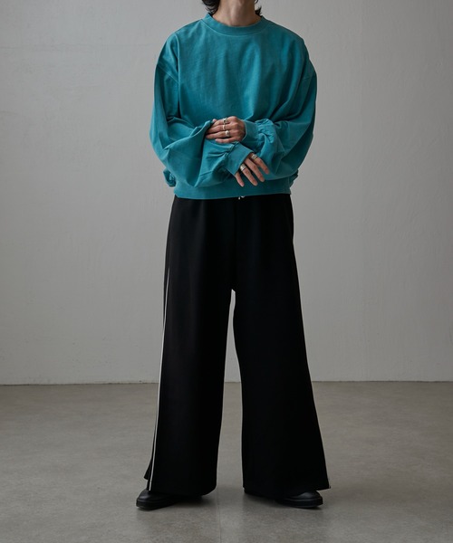 Lui's（ルイス）の「ポンチパイピングパンツ（その他パンツ・メンズ・チャコールグレー/ブラック・S/M）」の18枚目の写真