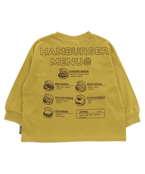 BREEZE（ブリーズ）の「【WEB限定・ユニセックス】カラバリプリント長袖Tシャツ（Tシャツ/カットソー・キッズ・グレー/オフホワイト/エメラルド/ブラック/サックスブルー/カーキ/イエロー/パープル/チャコール/オレンジ・90/100/150/110/120/130/140）」の19枚目の写真