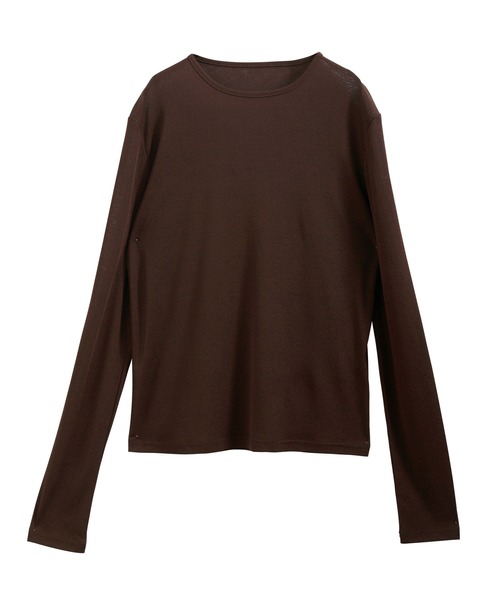 春に使いやすい！長袖シアートップス（Tシャツ/カットソー