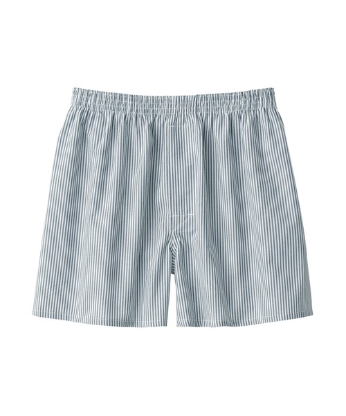 無印良品（ムジルシリョウヒン）の「紳士　綿ブロード　前開き　トランクス（トランクス・メンズ・レッド系9/ブルー系9/ネイビー系3/ライトイエロー系/グリーン系5・XS/XL/S/L/M）」の3枚目の写真