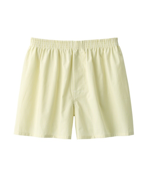 紳士 綿ブロード 前開き トランクス（トランクス）｜無印良品