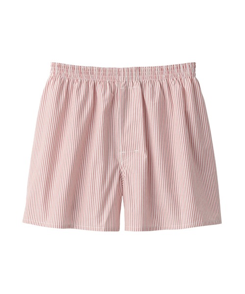 無印良品（ムジルシリョウヒン）の「紳士　綿ブロード　前開き　トランクス（トランクス・メンズ・レッド系9/ブルー系9/ネイビー系3/ライトイエロー系/グリーン系5・XS/XL/S/L/M）」の5枚目の写真