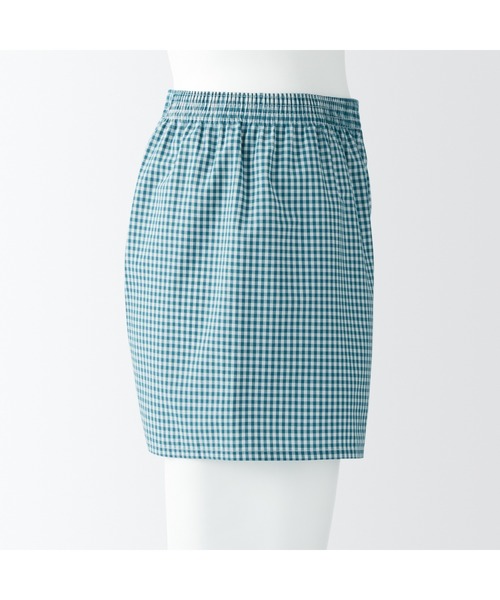 無印良品（ムジルシリョウヒン）の「紳士　綿ブロード　前開き　トランクス（トランクス・メンズ・レッド系9/ブルー系9/ネイビー系3/ライトイエロー系/グリーン系5・XS/XL/S/L/M）」の7枚目の写真