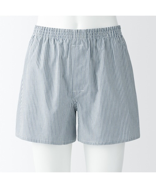 無印良品（ムジルシリョウヒン）の「紳士　綿ブロード　前開き　トランクス（トランクス・メンズ・レッド系9/ブルー系9/ネイビー系3/ライトイエロー系/グリーン系5・XS/XL/S/L/M）」の10枚目の写真