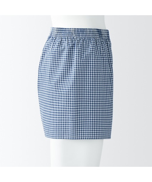 無印良品（ムジルシリョウヒン）の「紳士　綿ブロード　前開き　トランクス（トランクス・メンズ・レッド系9/ブルー系9/ネイビー系3/ライトイエロー系/グリーン系5・XS/XL/S/L/M）」の15枚目の写真