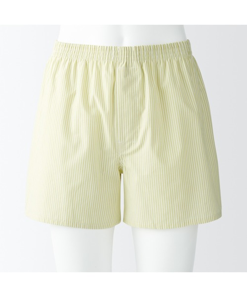 無印良品（ムジルシリョウヒン）の「紳士　綿ブロード　前開き　トランクス（トランクス・メンズ・レッド系9/ブルー系9/ネイビー系3/ライトイエロー系/グリーン系5・XS/XL/S/L/M）」の18枚目の写真