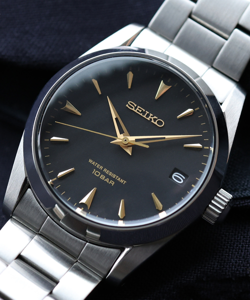 イエナ Exclusive IENA × HIROB コラボレーションウォッチ SEIKO / セイコー】Exclusive IENA × HIROB Black【別注